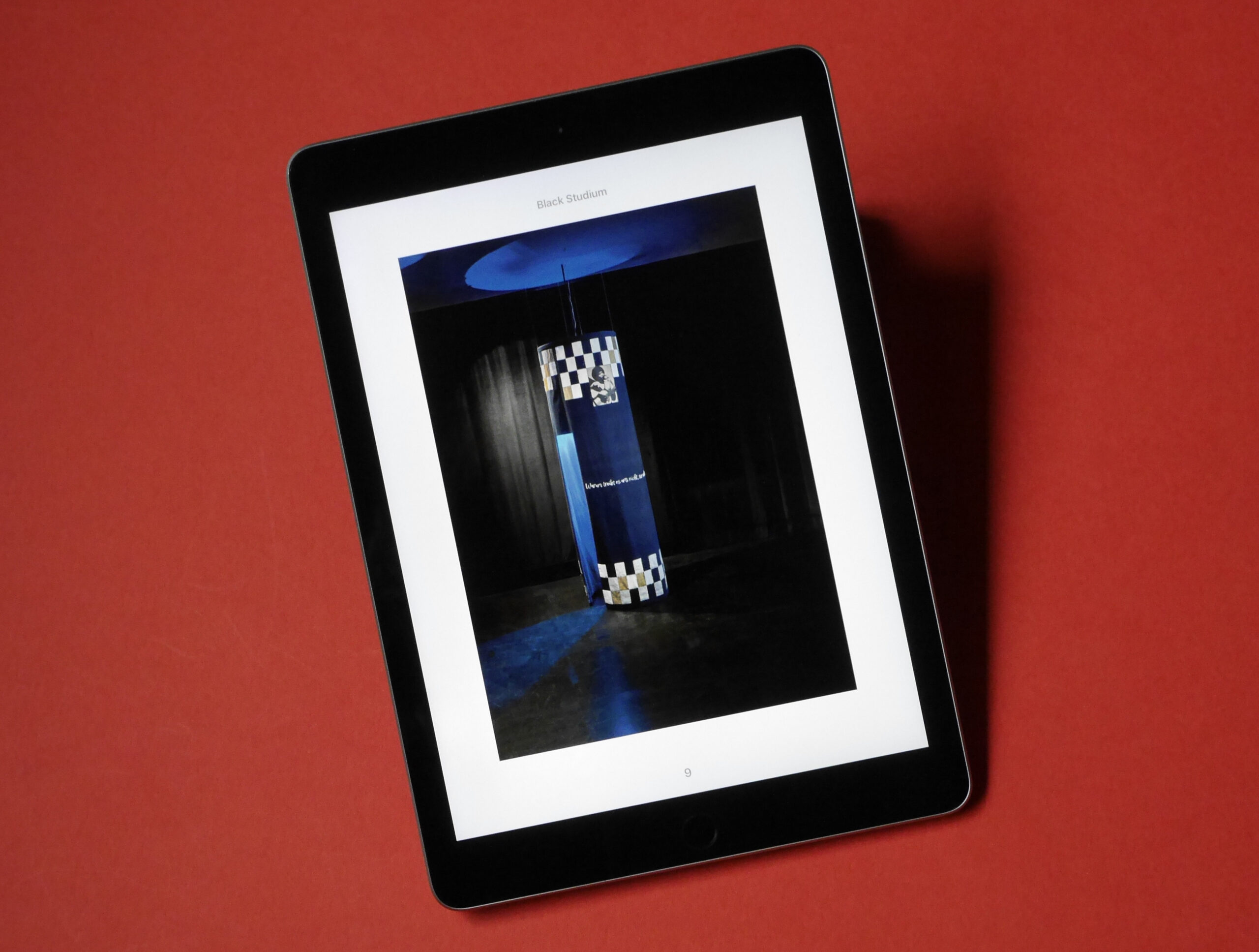 _1320503 Page in the publication Black Studium on a ipad.
